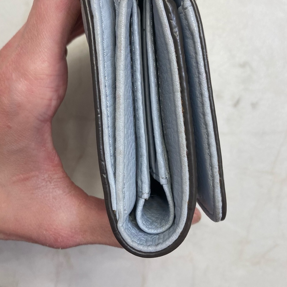 Tory Burch light blue leather wallet - Picture 11 of 16